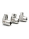 Stainless steel high pressure elbow 304 inner and outer wire 2-point right angle joint die forged double inner wire thickened forged outer wire bend