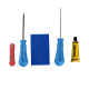 Minimally invasive tire repair tool set vacuum tire emergency tool tire repair car motorcycle electric vehicle tire vulcanized rubber strip