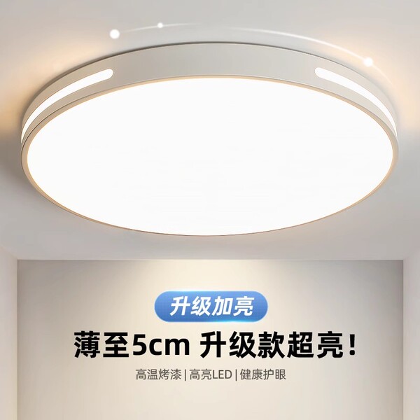 2026年新款主卧室灯LED吸顶灯简约现代大气圆形阳台客厅房间灯具