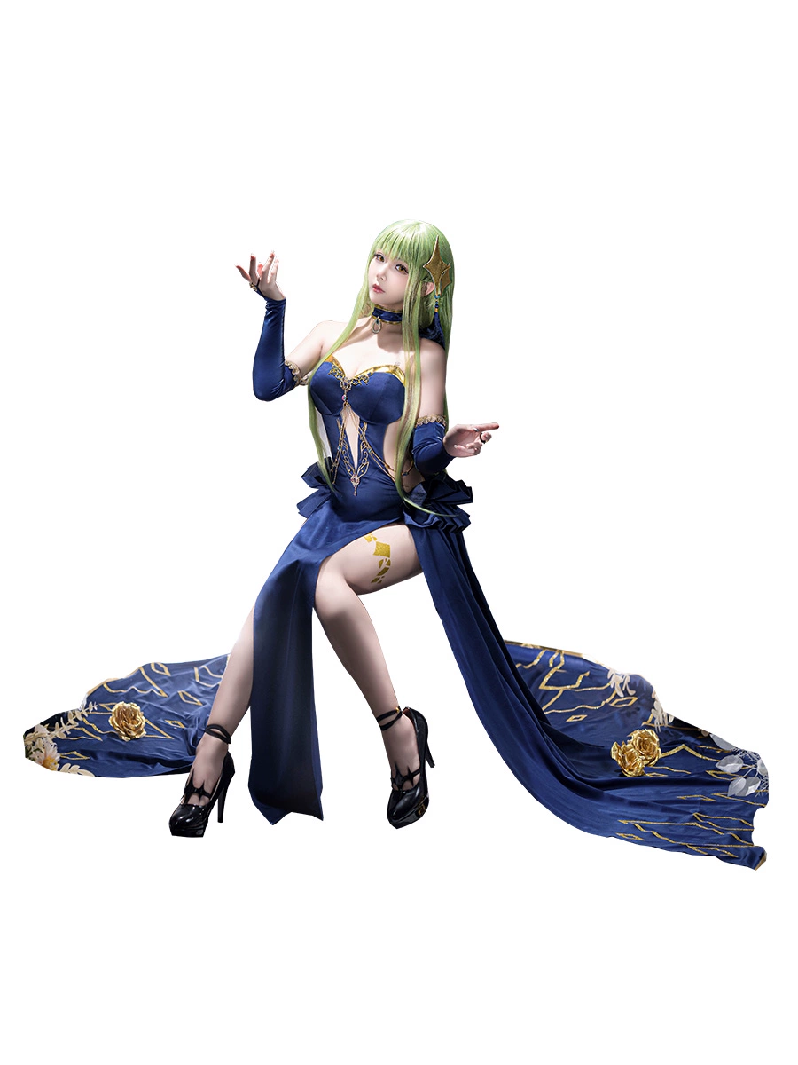 Spot Uwowo Youwowo bird soul x rebellious Lelouch cc chessboard dinner cosplay costume female C.C