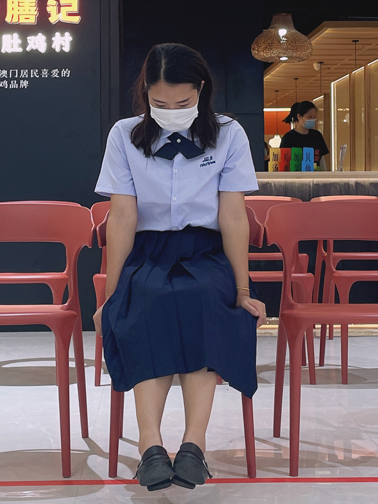 THAI SCHOOL UNIFORM NANNO TABOO GIRLS SMALL WATER THAI SHIRT COLLEGE STYLE JK PLEATED SKIRT SET SKIRT SUMMER FULL SET