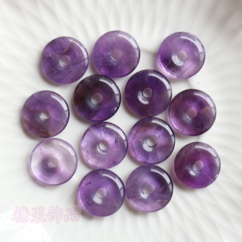 NATURAL URUGUAYAN AMETHYST PING AN CLASP NECKLACE EARRINGS JEWELRY PENDANT PENDANT DIY ANTIQUE STYLE HAIRPIN ACCESSORIES