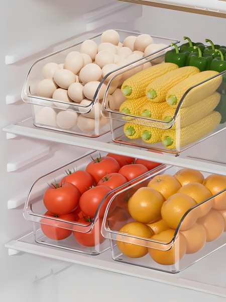 冰箱收纳盒抽屉式整理保鲜盒食品级厨房专用蔬菜鸡蛋冷冻储物神器