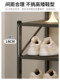Folding shoe rack household door multi-layer new 2024 hot model installation-free iron simple storage shoe cabinet