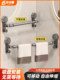 Suction cup towel rack retractable bath towel hanging rod bathroom punch-free bathroom towel rack storage rack