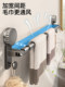 Suction cup towel rack retractable bath towel hanging rod bathroom punch-free bathroom towel rack storage rack