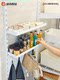 Aishnell wall-mounted home storage box metal storage box adjustable storage board environmentally friendly zero formaldehyde