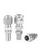 Double ring Chengfengkede glass rotor flowmeter stainless steel quick screw connector card socket quick plug M10*1