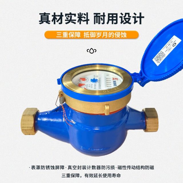 Ningbo Emeike dry water meter hot and cold rotor anti-freeze mechanical tap water household rental national standard 4 points 6 points