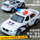 Alloy children police car toy model simulation car model boy rescue fire truck police 110 toy car