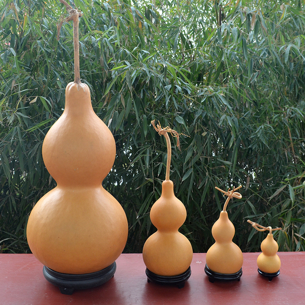 天然小葫芦精品手捻文玩手把件大葫芦摆件招财镇宅带龙头家居饰品