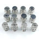 304 stainless steel fan nozzle high and low pressure atomization nozzle dust removal cleaning fan humidification nozzle water pipe nozzle