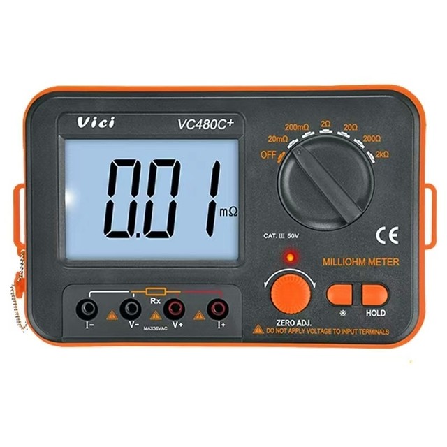 Vichy VC480C+ DC low resistance tester high-precision milliohmmeter digital microohmmeter equipotential measurement