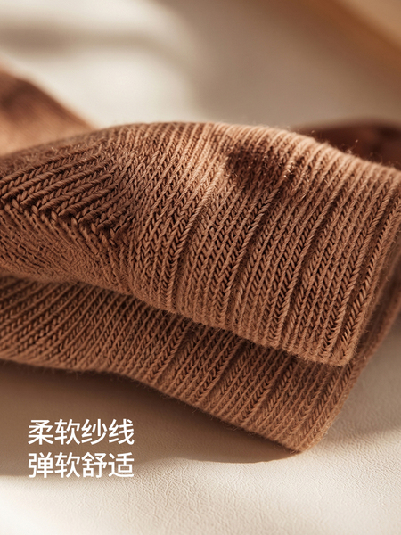 考拉鼻鼻[弹软坑条袜·百搭不掉跟]男女宝宝透气多色婴儿袜子 — 3