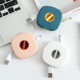 Data cable sorting storage box Mobile phone stand Headphone cable Portable mobile phone charging cable rotatable cable processor