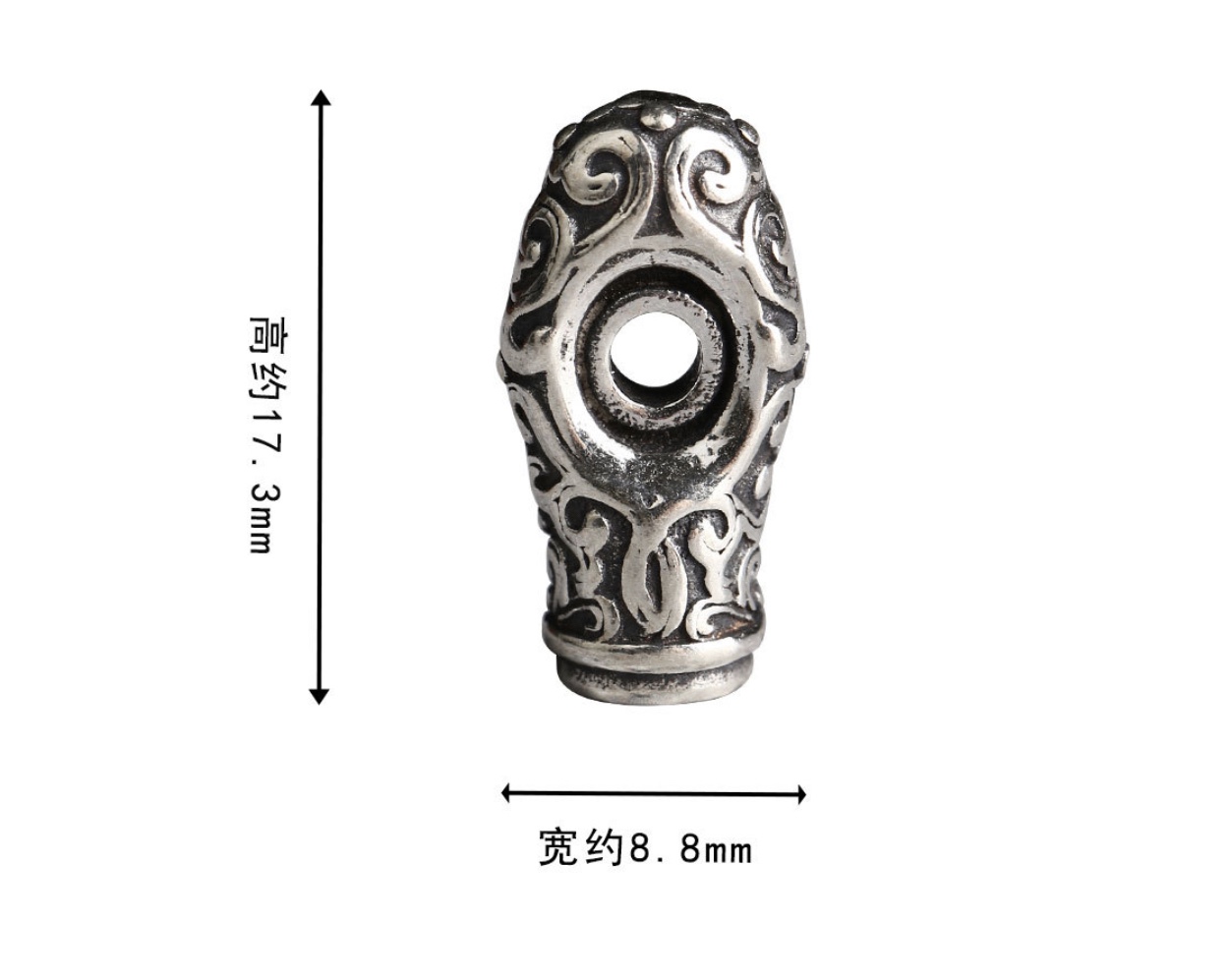 S 치킨 혈액 덩굴 질감 티베트어 클립 ZANG 인쇄 클립 고체 문화 장난감 액세서리 라이브 방송 룸 베스트셀러