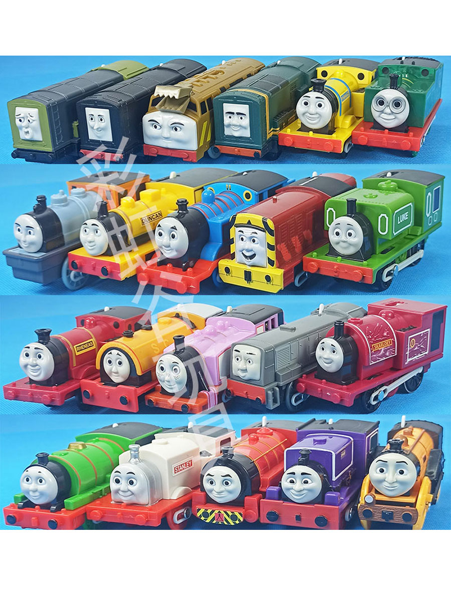 ELECTRIC TRAIN TOY JAMES HENRY GORDON EDWARD PESSIE EMILY DONALD DOUGLAS CARRIAGE