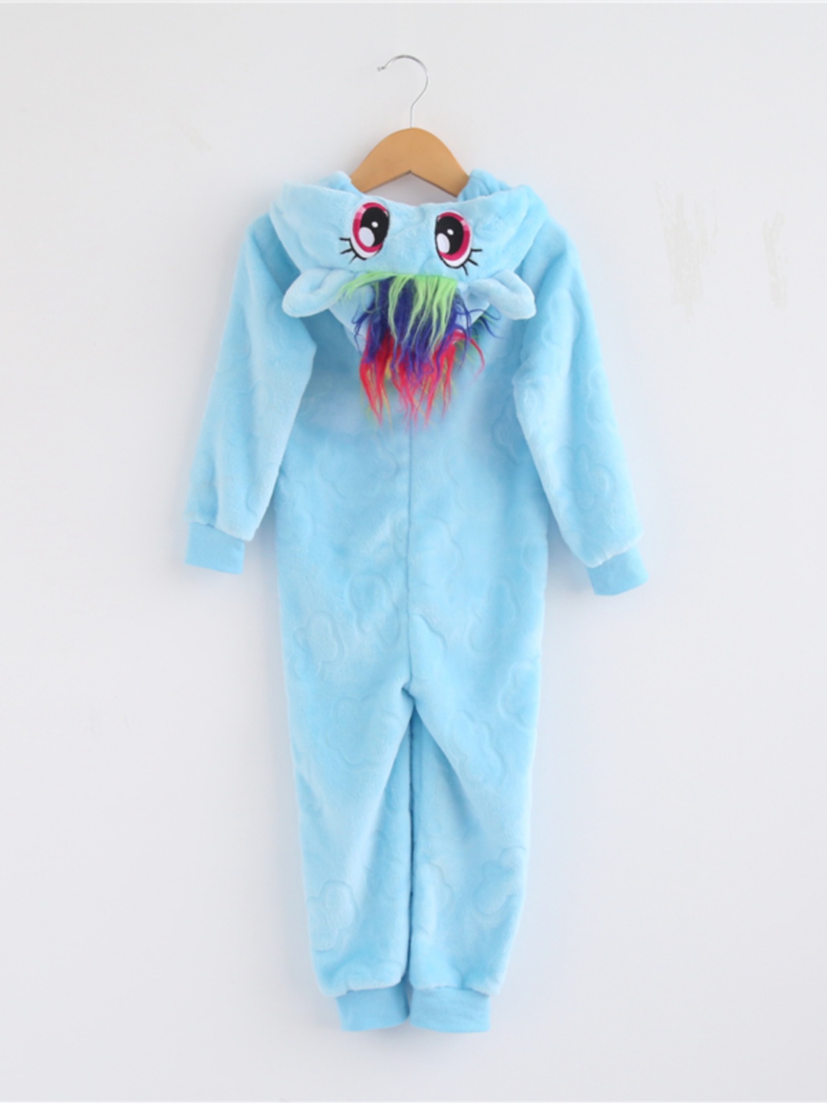 CLEARANCE SPECIALS DEAL GOODS OUTSIDE ORDERS BOYS AND GIRLS CARTOON FLANNEL HOODED CLOTHES ONE-PIECE PAJAMAS 2-10 YEARS OLD