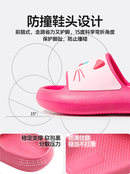 儿童拖鞋女童宝宝夏季女孩居家室内男童浴室洗澡防滑小朋友凉拖鞋 — 4