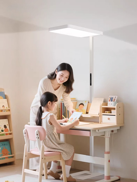 顾家照明全光谱护眼落地灯儿童学习书房专用台灯学生书桌大路灯具