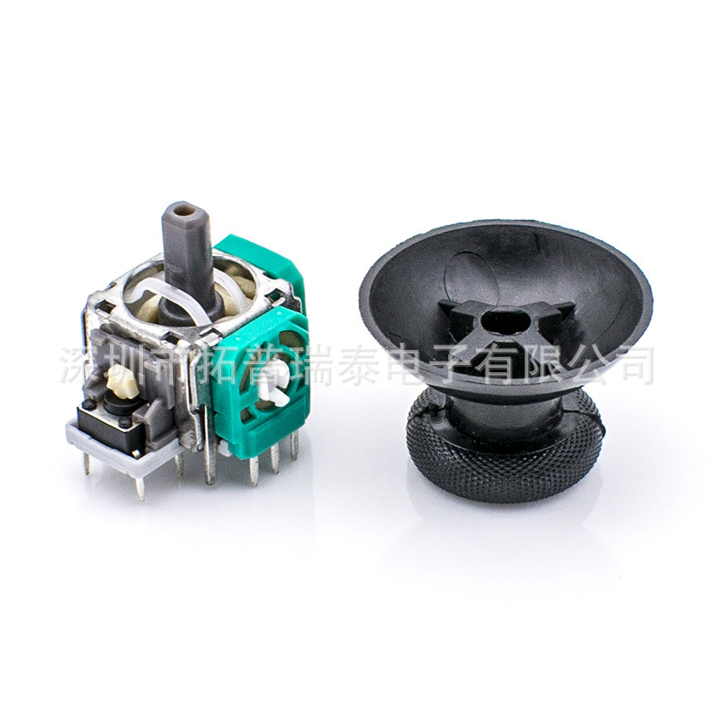 NEW XBOX ONE JOYSTICK 3D JOYSTICK GREEN GRAY BACKGROUND XBOXONE JOYSTICK MUSHROOM HEAD JOYSTICK CAP SET