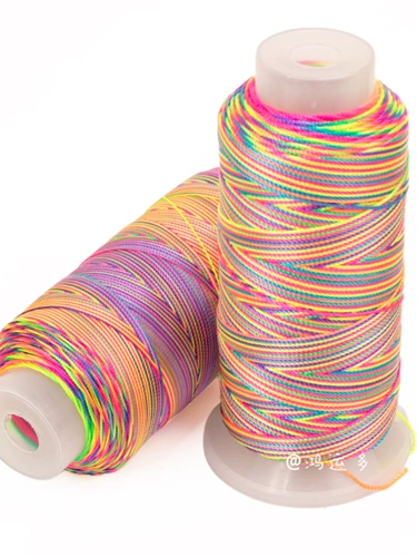 Hongyun Multi -Paragraph Dyeing Line 6 -Share Color Stock Line Dragon Bate Festiv