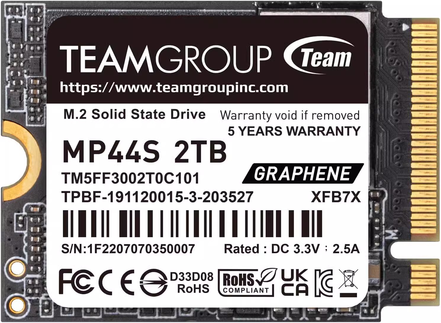TEAMGROUP MP44S 2T 1TB는 STEAMDECK ROG 핸드헬드 2230 솔리드 스테이트 드라이브를 지원합니다