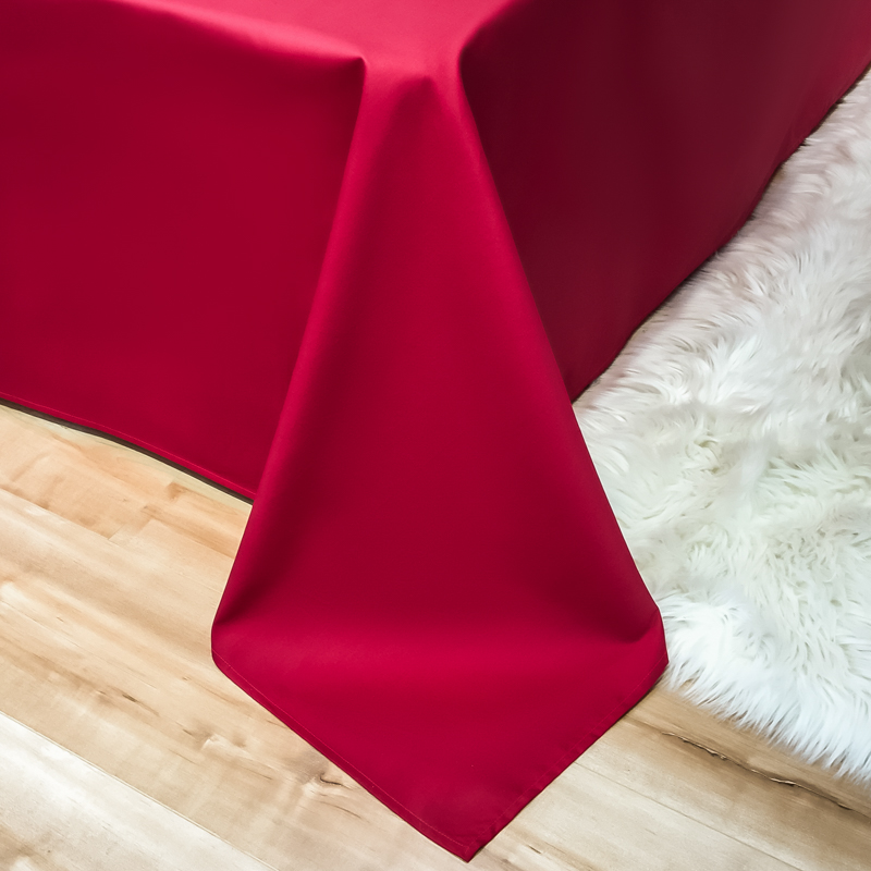 COTTON WEDDING FOUR-PIECE SET BIG RED COTTON SIMPLE EMBROIDERY DOUBLE WEDDING QUILT COVER WEDDING GIFT 1.8M BEDDING