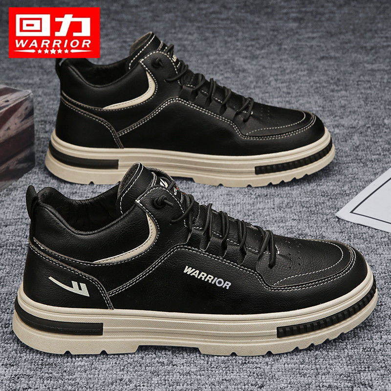 PULL BACK MARTIN BOOTS MENS AUTUMN HIGH-TOP MENS BOOTS CONSTRUCTION SITE WORK WATERPROOF ANTI-SLIP WEAR-RESISTANT OVERALLS BOOTS LABOR PROTECTION TIDE SHOES