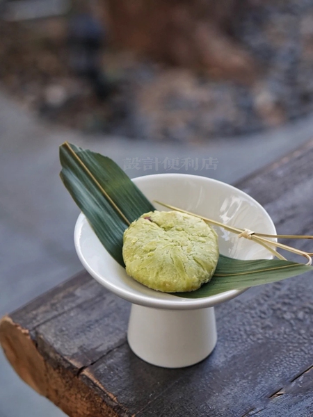 竹叶糕点摆盘中式叶子茶歇竹子道具甜品茶点点心装饰粽叶