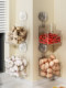 Kitchen suction cup onion ginger and garlic storage box storage box wall-mounted ginger green onion garlic storage artifact hanging basket basin rack