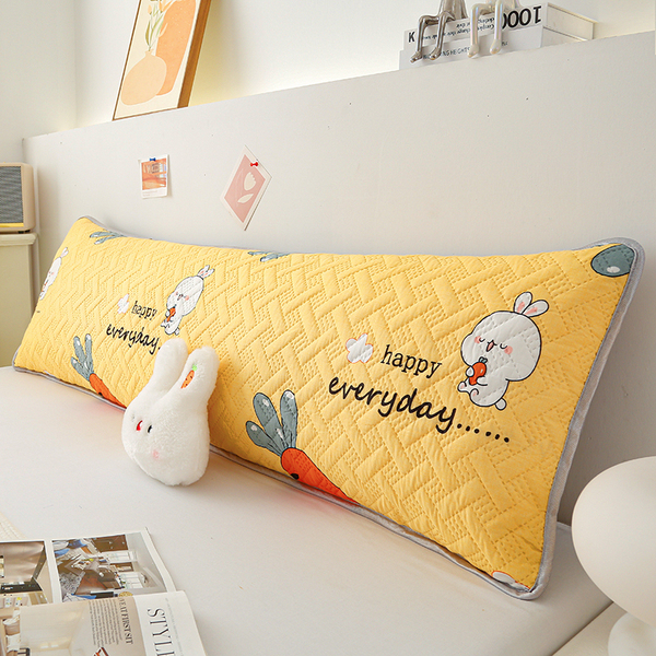 双人长枕头情侣夫妻长款一体长条亲子枕护颈椎1.2m1.5m1.8m整头芯