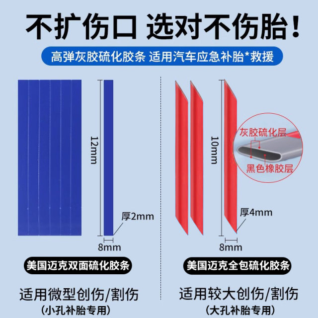 摩旅维修工具包摩托车补胎工具套装真空应急快速电动车维修理神器
