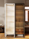 Figure display cabinet transparent glass door with lock bookcase pain cabinet dustproof model storage cabinet toy storage rack