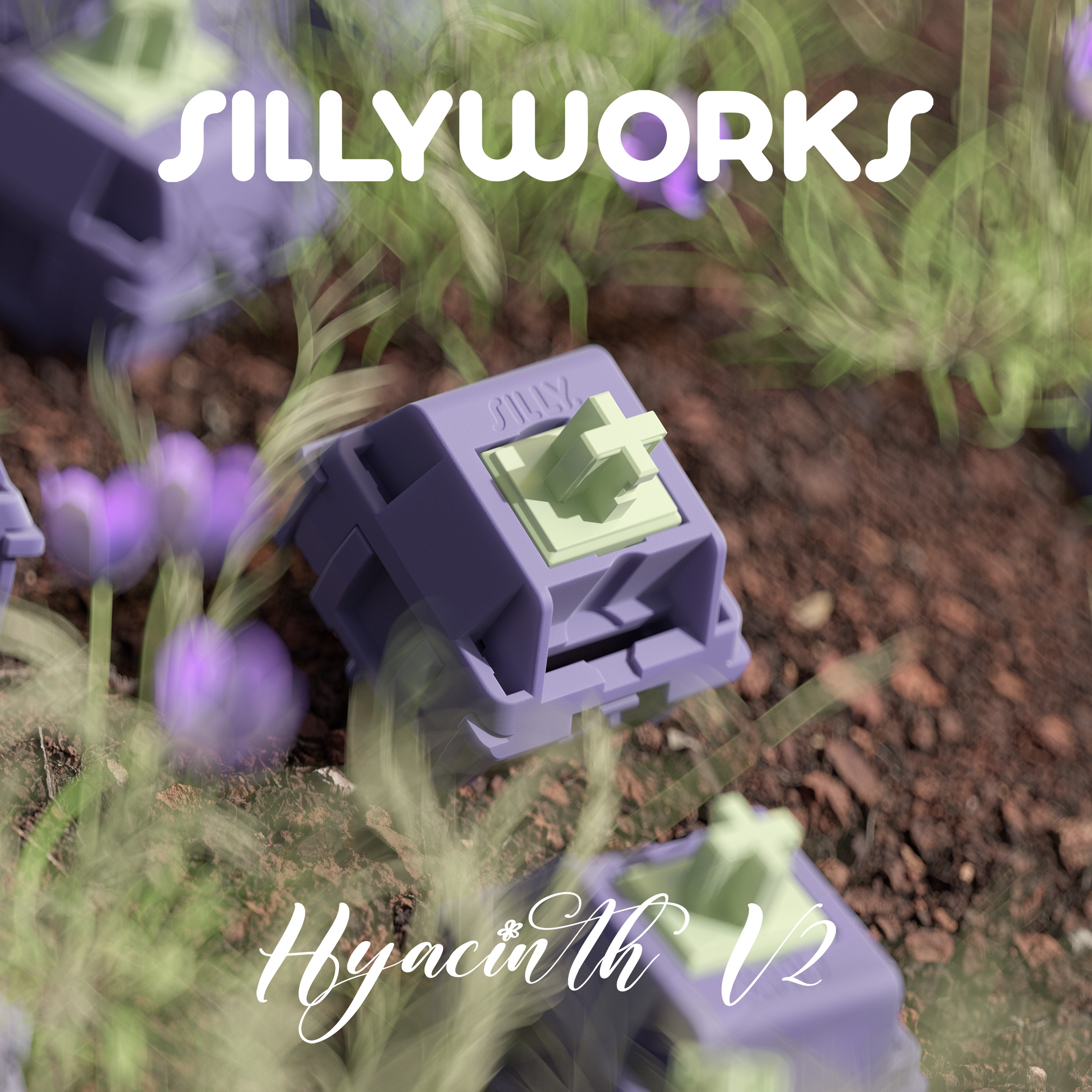 SILLIWORKS 히아신스 스위치 V2 히아신스 스위치 V2 기계식 키보드 MX 선형 축 HMX