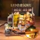Rolife Ruole coffee shop DIY cottage handmade wooden house assembled miniature model building block gift girl