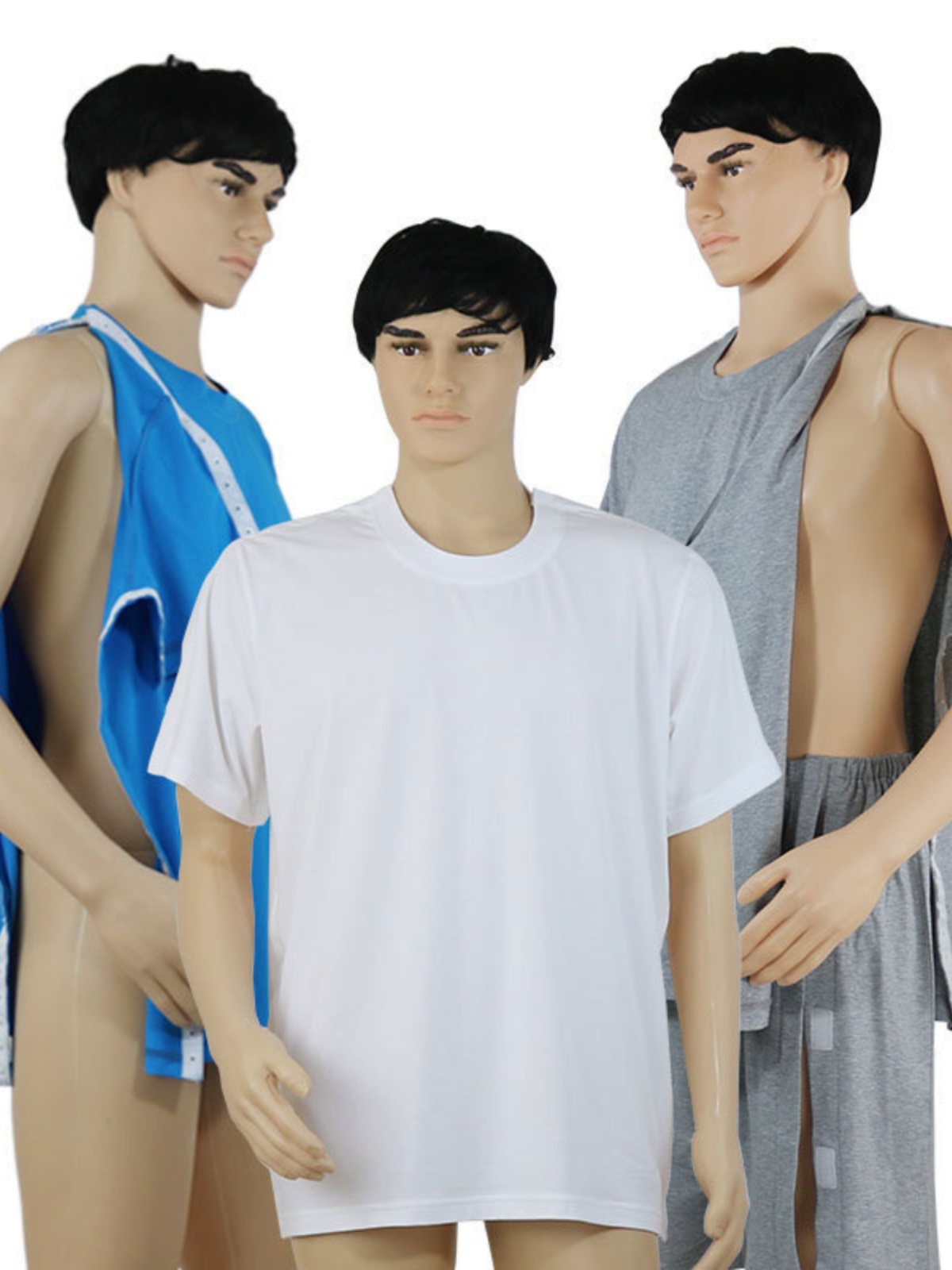 ARM INJURIES EASY TO WEAR OFF NURSING CLOTHES TOPS T-SHIRTS BROKEN LEFT AND RIGHT HANDS CAST IN CASTS SHORT-SLEEVED LOOSE-FITTING CLOTHES