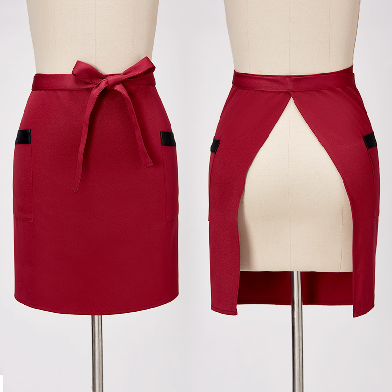 SKIRT CUSTOM LOGO PRINTING SUPERMARKET WATERPROOF FASHION MEN AND WOMEN MILK TEA RESTAURANT WORK CLOTHES CUSTOM