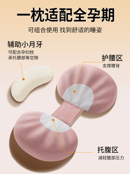babywatch孕妇枕头侧卧枕护腰侧睡枕托腹怀孕期觉抱专用神器礼物 — 4