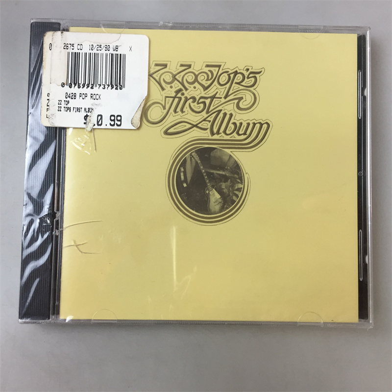 Нераспечатанная версия ZZ Top-Повреждена коробка для дисков с первым альбомом Изображение 1