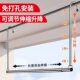 Clothes rack household balcony telescopic boom lift cooling sheet hanging type stainless steel hole-free quilt drying tool