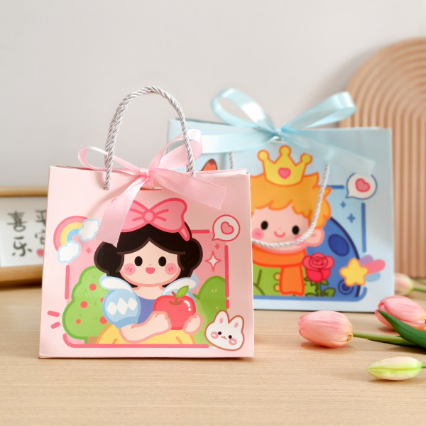 儿童满月生日伴手礼周岁十岁宴礼品袋幼儿园开学毕业节日手提袋子
