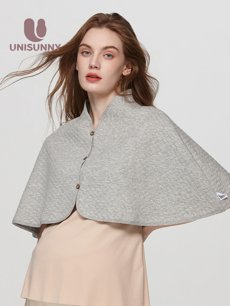 unisunny月子披肩纯棉哺乳衣护肩颈孕妇产后喂奶斗篷四季通用秋季 — 2
