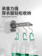 Folding clothes hanger portable travel hotel new suction cup type clothes drying rack without punching clothes hanger storage clothes and prepare dishes