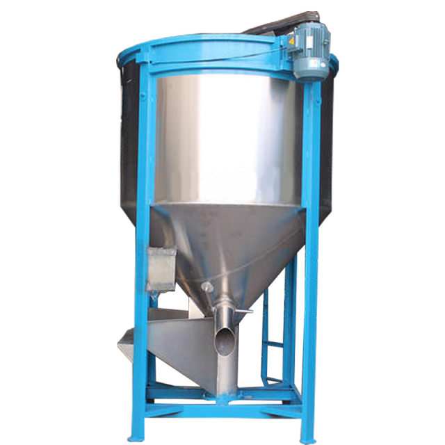 Supply stainless steel plastic vertical mixer rice dryer feed mixer price discount