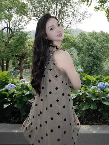 孕妇夏季连衣裙女2026新款时尚法式波点裙夏装小个子潮妈宽松裙子 — 5