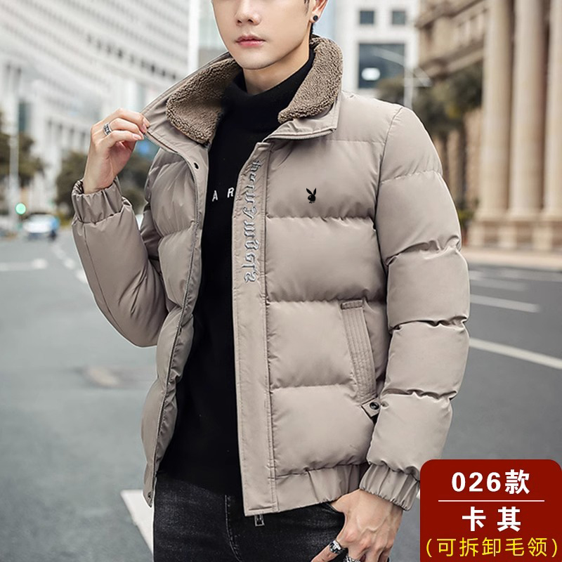 FACTORY DIRECT  S DOWN PADDED JACKET MENS NEW AUTUMN AND WINTER THICKENED STAND COLLAR SHORT WARM COTTON JACKET YOUTH CASUAL
