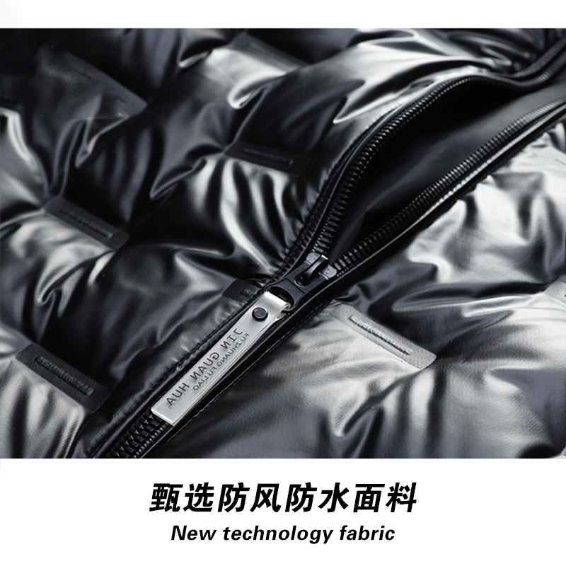 SPECIAL CLEARANCE DOWN JACKET WHITE DUCK DOWN TIDE BRAND AUTUMN AND WINTER MENS JACKET 2024 NEW TREND IS HANDSOME AND SHINY