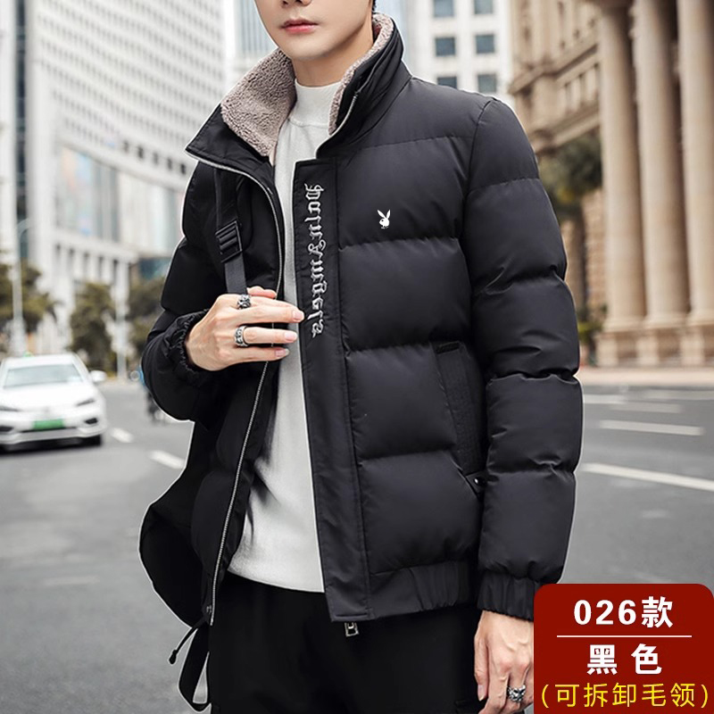 FACTORY DIRECT  S DOWN PADDED JACKET MENS NEW AUTUMN AND WINTER THICKENED STAND COLLAR SHORT WARM COTTON JACKET YOUTH CASUAL