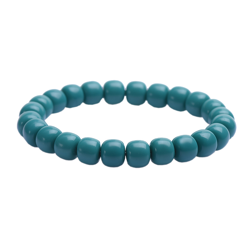 호북 원래 광산 청록색 팔찌 구식 구슬 팔찌 배럴 구슬 팔찌 젤리 소재 높은 도자기 커플 남성과 여성